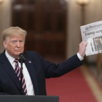 Trump Repeats Falsehoods in Celebrating Acquittal